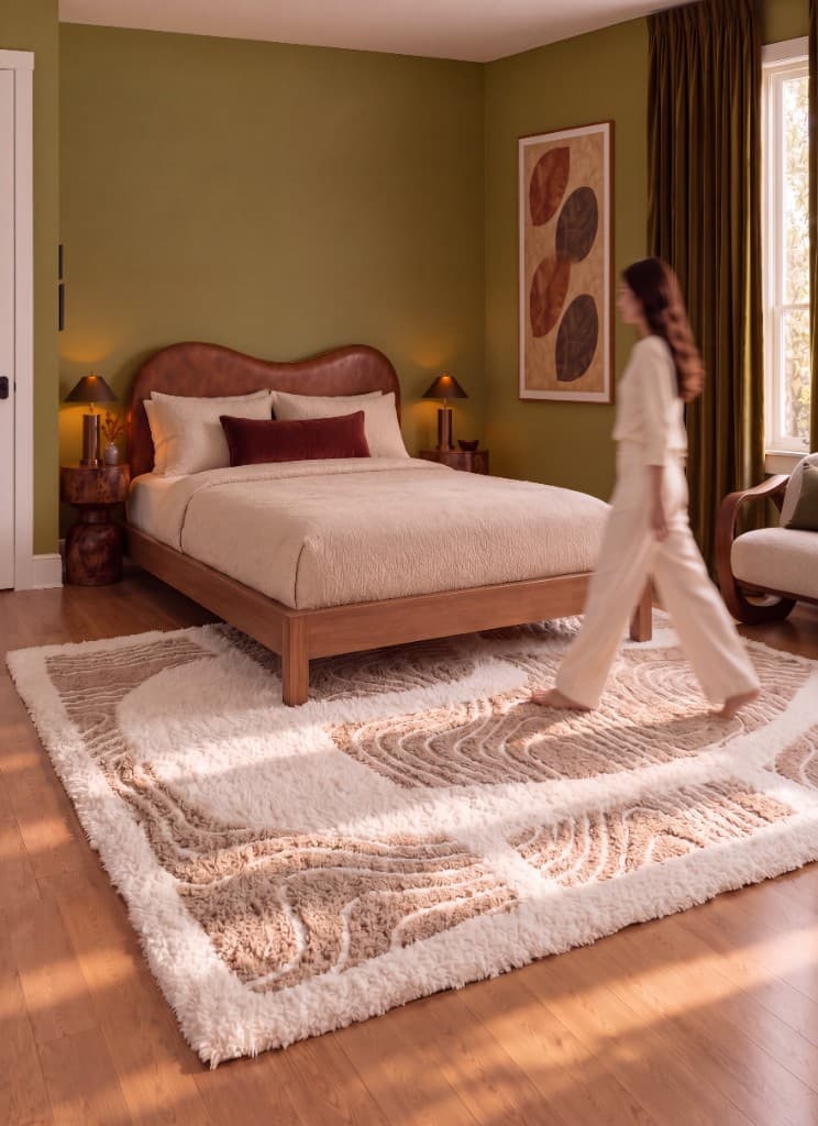 Chambre avec tapis PIENUD
