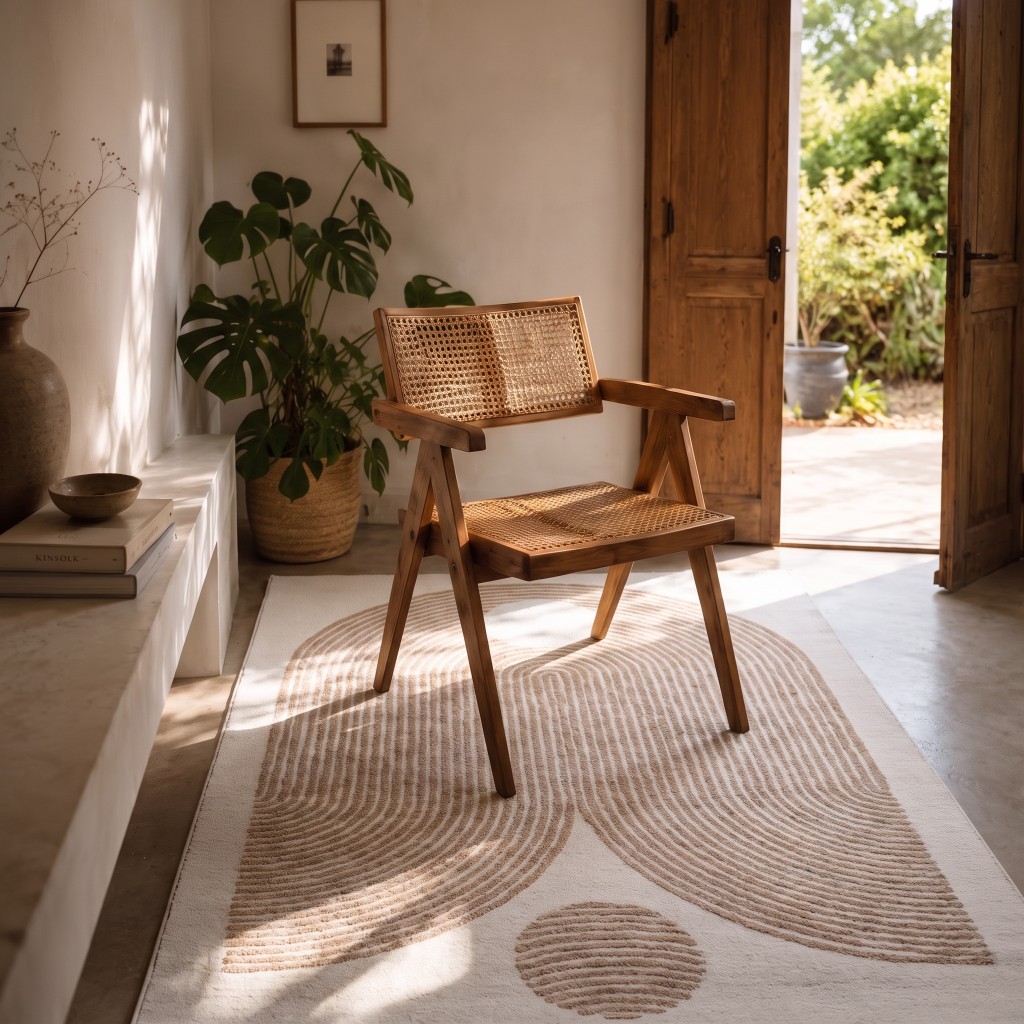 Ambiance extérieur avec tapis PIENUD